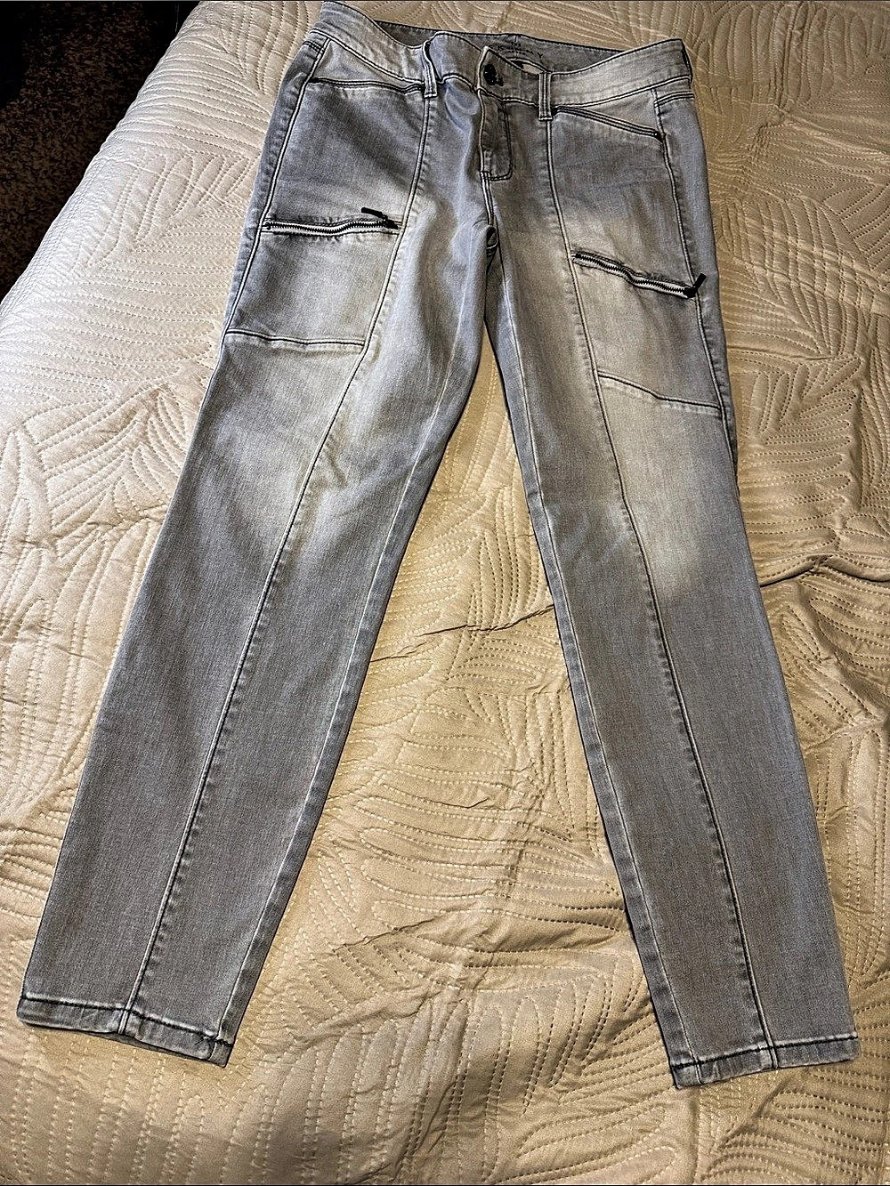 The Skinny Jeans Gray Size 4